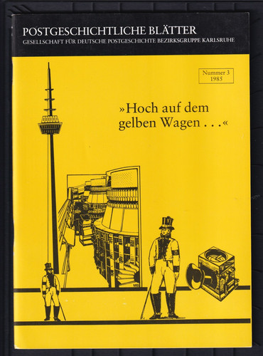 Postgeschichtliche blätter - postgeschichtliche,