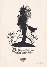 Künstler Postkarte -