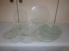 Konvolut Uhrengläser  15Stück gross Standuhr Wanduhr Regulator verschGrößen plan