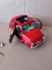 Fiat 500 Modellauto "Rot"