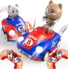  Ferngesteuertes Auto,2 Autoscooter Ferngesteuert Mit Musik Und Licht Ab 3 Jahre