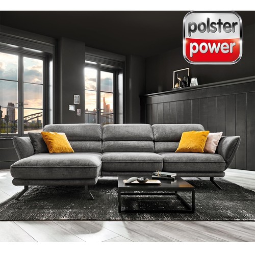 Polsterpower ecksofa grau - polsterpower,