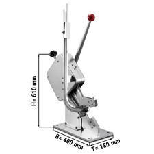GGM Gastro Manueller Wurstclipper aus Edelstahl