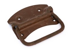 Alter Türgriff Tor Griff aus Stahlblech ca. 1950 Scheunentor