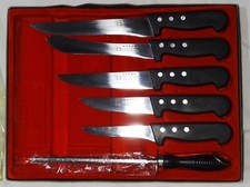 Messer Set 6-tlg CS Carl Schmidt Sohn 6 Messer Wetzstahl Profi Spitzenqualität