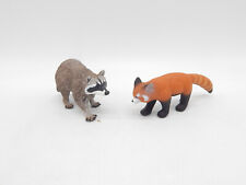 Safari Ltd. 223029 Waschbär & 100320 Roter Panda - ca. 9-11 cm