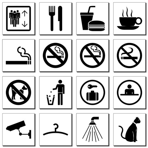 Schild türschild piktogramm - türschild,