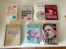 Bücher in verschiedenen Genres und einem guten Zustand.