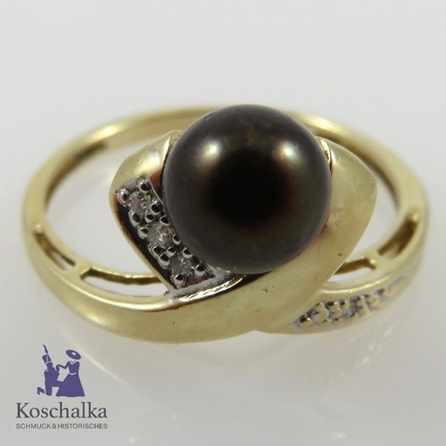 Vintage 585er goldring mit - goldring,