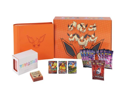 Pokemon flareon vmax gift box - flareon,