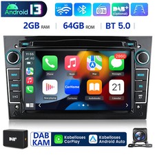 Für Opel Astra Corsa Meriva Zafira Carplay Autoradio Android13 GPS Navi DAB+ KAM