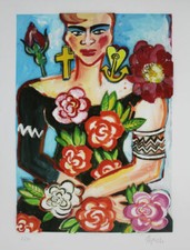 Elvira Bach handsigniert