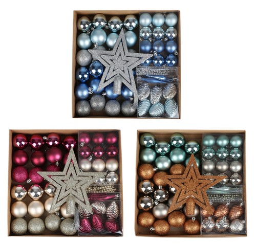 Weihnachtsbaumschmuck 50tlg