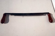 altes Zugmesser Holzarbeiten gerade Zieheisen Zugeisen Ziehmesser Entrinder 52cm