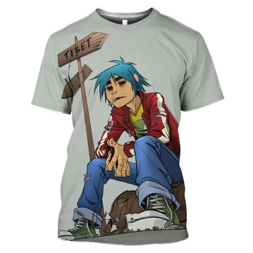 Gorillaz shirt druck - gorillaz,