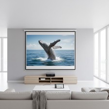 Beamer Leiwand 203X203CM Motor
