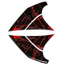 3D Kniepad Set Neon Rot