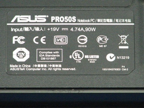 Gehäuse unten asus pro50s - unten,