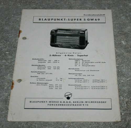 Blaupunkt 69 original - 5, gw
