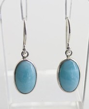 Larimar Earrings 925 Sterling