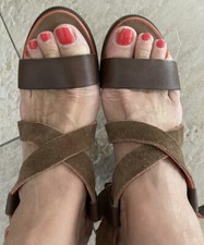 NEU Marc o Polo Sandalette Beige Natur  Deutsch 38,5 UK 5,5