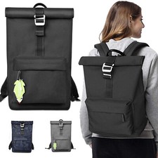 Rolltop Rucksack Tasche Laptop Tablet Handy USB Unisex Daypack Backpack