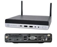 HP EliteDesk 800 G5 Mini PC 35W 256/512GB NVMe SSD i5 i7 i9 16/32/64GB RAM WLAN