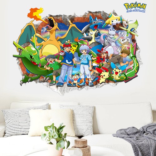 Pokemon wandtattoo aufkleber - pokemon,