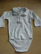 1 x H & M langarm Body, weiß, Gr. 68