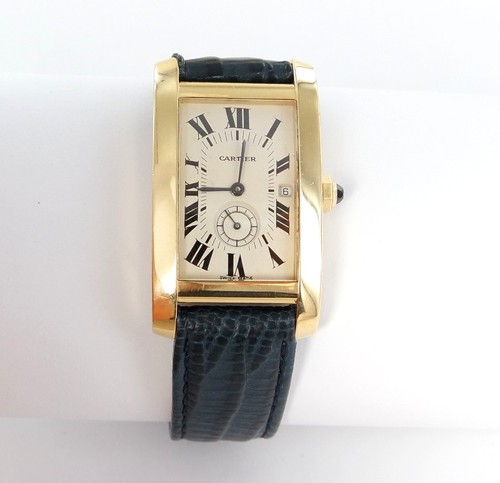 Cartier tank américaine 18kt - tank,