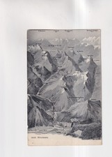 F4625) Ansichtskarte, ALBULABAHN -  Vogelschau mit  THUSIS und Engadin - ALT