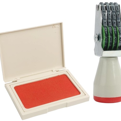 Eierstempel mit datums und - mit,