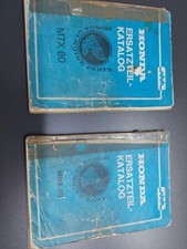 HONDA MTX80 , MBX80  original Ersatzteilliste Ersatzteilkatalog von 1982