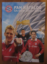 FC Bayern München Fan- Kataloge 2005/06 bis 2009/10,  5 Hefte für Sammler
