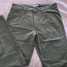 MacJeans Herren Hose Gr. 36/32 Brad Comfort Fit, Oliv