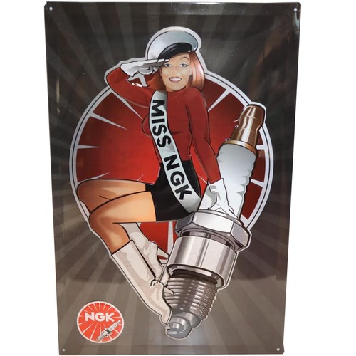 Ngk blechschild frau - blechschild,