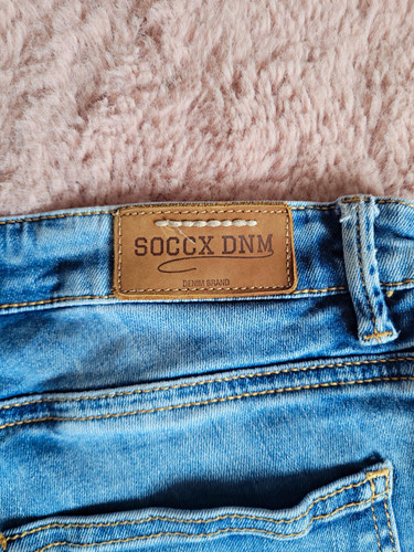 Soccx damen jeans blau denim - damen,