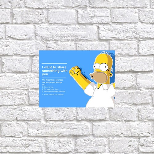 Homer simpson zitat - homer, retro