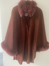 Vintage Kircilar Leder-Poncho