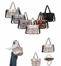 Damen Tasche Leopard Nylon