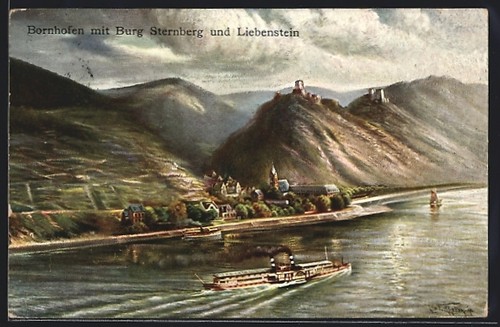 Künstler bornhofen burg - bornhofen,,