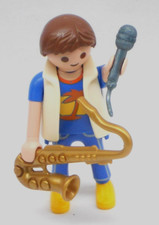 Saxophon Spieler + Mikrofon +
