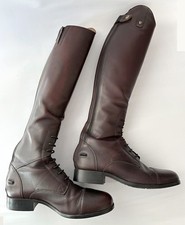 Damen Reitstiefel Ariat Heritage Contour II Field Zip braun 39M XS tall