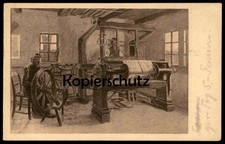 ALTE POSTKARTE ALTE WEBSTUBE AUS EMSDETTEN HEIMATBUND EMSDETTEN Webstuhl Loom Mé