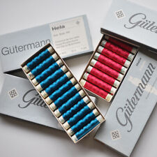 Gütermann Konvolut: 12 x Näh-Seide HELA bzw. R 753 10 Meter Sewing thread silk