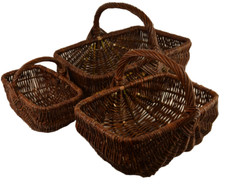 Einkaufskorb Blumenkorb Kartoffelkorb Erntekorb Pilzkorb Weide, n. Rattan WIKLER