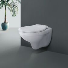 WC Toilette Hänge Wand WC (RosenStern) mit Soft-Close Deckel