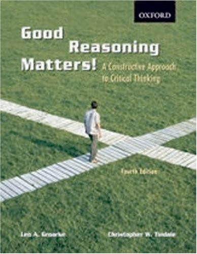 Good reasoning matters a - reasoning, matters: