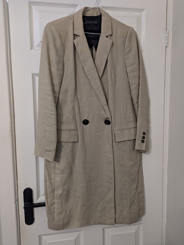 Zara beige leinenmischung - zara,