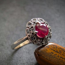 Vintage Entourage Ring Silber